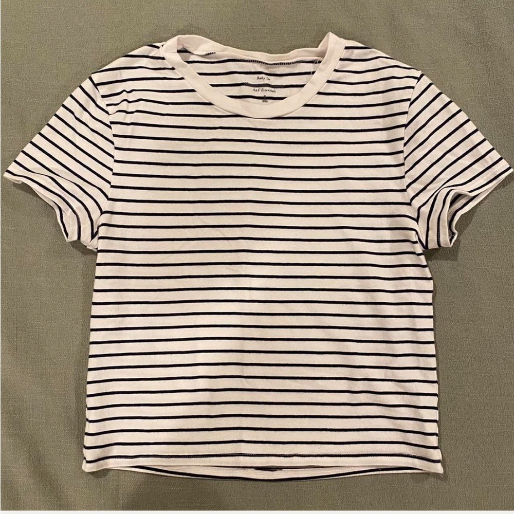 Abercrombie & Fitch striped baby tee